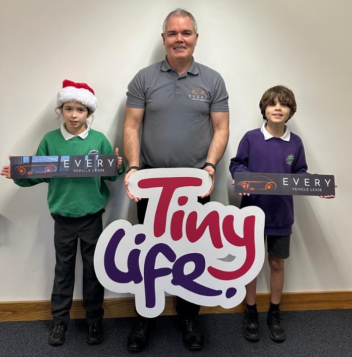 Every Vehicle Lease delighted to support TinyLife at Christmas